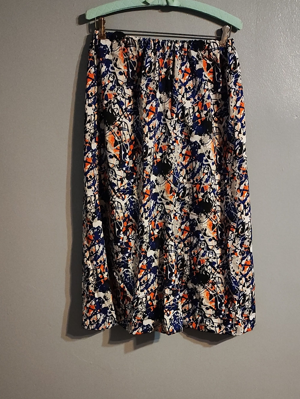 Women's Handmade Multi Color Midi Skirt